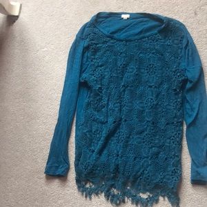 3/4 sleeve shirt Jcrew